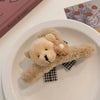 Plush claw khaki bear