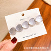 Love cat eye clip (gray)