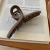 Frosted dark coffee cross-13cm