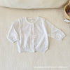 White knit cardigan / 66cm
