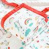 Rainbow horse / [high-density 6-layer edging] 110*110cm