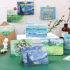 Famous painting series greeting card/envelope + sealing sticker