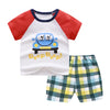 Raglan car short set / 73cm