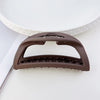 11cm semicircle - frosted dark coffee / ps/abs/pc