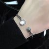 Bud moonstone bracelet