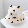 Black/cow mesh cap / for reference only 1-3 years old + hat circumference around 50cm