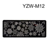Yzw-m12 / 100*40mm blue film white background