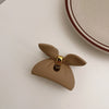 Brown color - butterfly clip