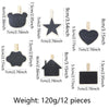 Random / total length about 6*8cm clip 7.2*1cm