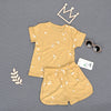 Bamboo fiber apple (short sleeve shorts set) / 80cm