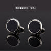 Round starry cufflinks / default