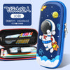 3d flying astronaut leather three layers