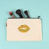 Beige + yellow lips