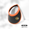 Black pvc headband with orange edge / one size fits all (3-12 years old)