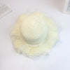 Milky white single cap / s children (52cm))