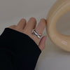1 intertwined ring / adjustable opening