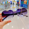 6#deep purple heart glasses
