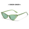 Transparent green frame green film