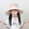 Letter c beige / 3-8 years old (hat circumference 50-54cm) + windproof rope
