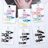 The new girl's small hair clip net red baby does not hurt hair broken hair clip little girl side bangs clip 2 yuan shop