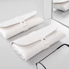 White button mirror case
