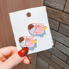 Pink ice cream 2/card