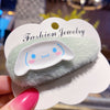 Cinnamon dog green drip barrette