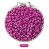Rose red 50 pcs/pack / 6×5mm hole diameter about 2mm