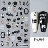 Micro-carved three-dimensional stickers pro069 (cardboard packaging) / normal specifications