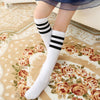Soccer socks white black strip 3 pack / 27cm (recommended height 60-100cm)