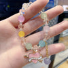 R4 pink cupid heart bracelet candy color