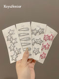 Star hairpin hairpin children's hair accessories bangs side flash small clip bb clip baby five-pointed star headdress clip