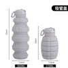 Gray straw lid / 500ml
