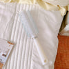 5# cream blue curly hair comb