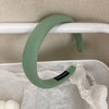 Green fabric twill headband