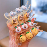 Korean version of children's catch clip 2022 new girl's meatball head hair fixed hair clip summer baby cute hair clip