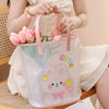 Thickened drainable handbag - flower rabbit