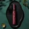 Wine red-12 bone black glue (automatic) / three folding umbrella series