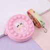 2 pink / round patch