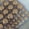 1#【lion head electroplating gold】 / 15mm【weight 1.67g】