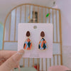 Leopard earrings