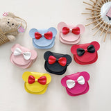 New children's bag baby coin purse children's diagonal bag bowknot shoulder bag pu children's mini bag