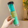 5# wave pattern towel ring - green 20 cans