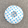 Thick blue dot shower cap