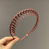 2# frosted long tooth headband - wine red
