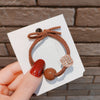 Brown round four-leaf clover