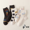 Black and white smiley / 2-5 years old; five pairs