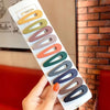 12# morandi color - water drop hollowed out 10 packs