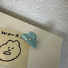 A diamond - mint green small clip