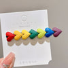 1# rainbow love hairpin